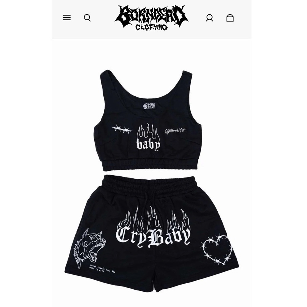 Born Dead Cry Baby Shorts